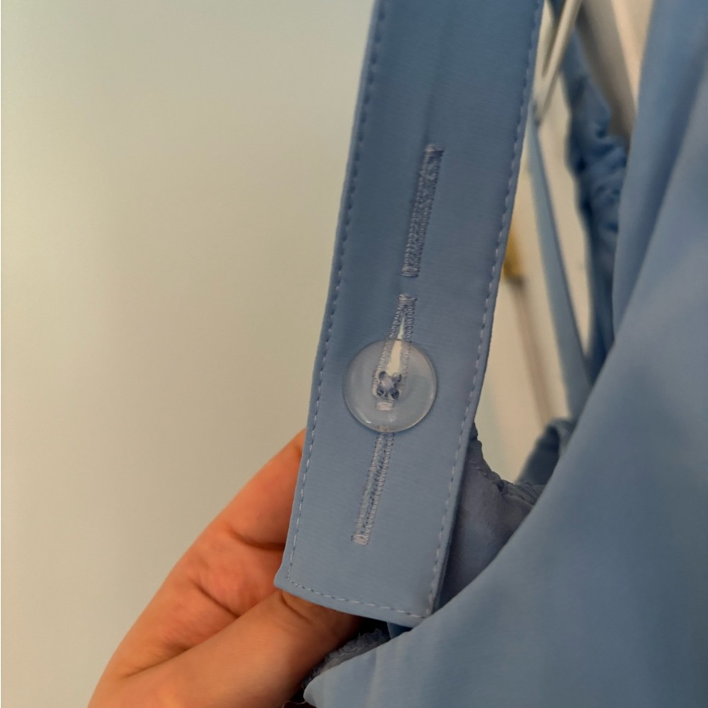 Abercrombie & Fitch Light Blue Midi Dress - Picture 4 of 5
